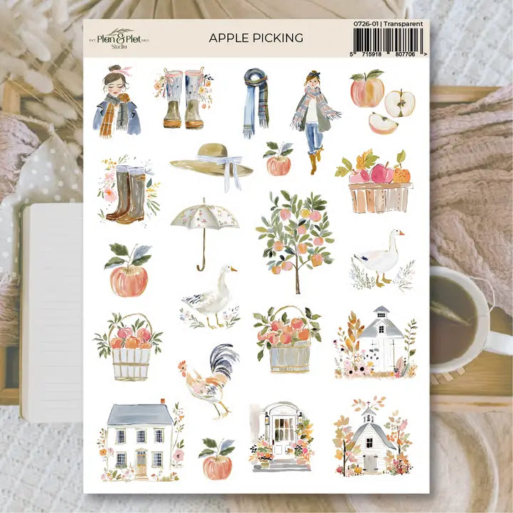 Stickers Plan & Plot Studio Vinyl - Apple Picking