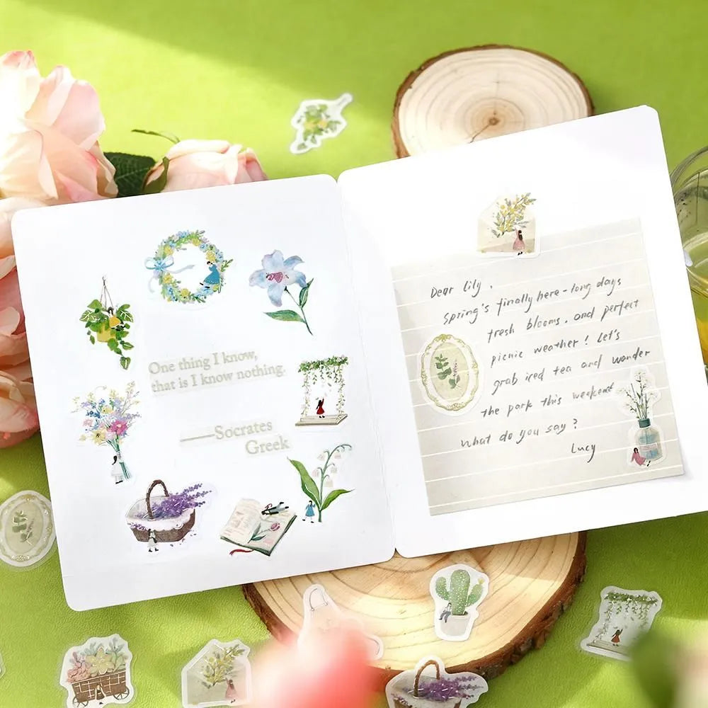 Flake stickers - Petit Story - Garden