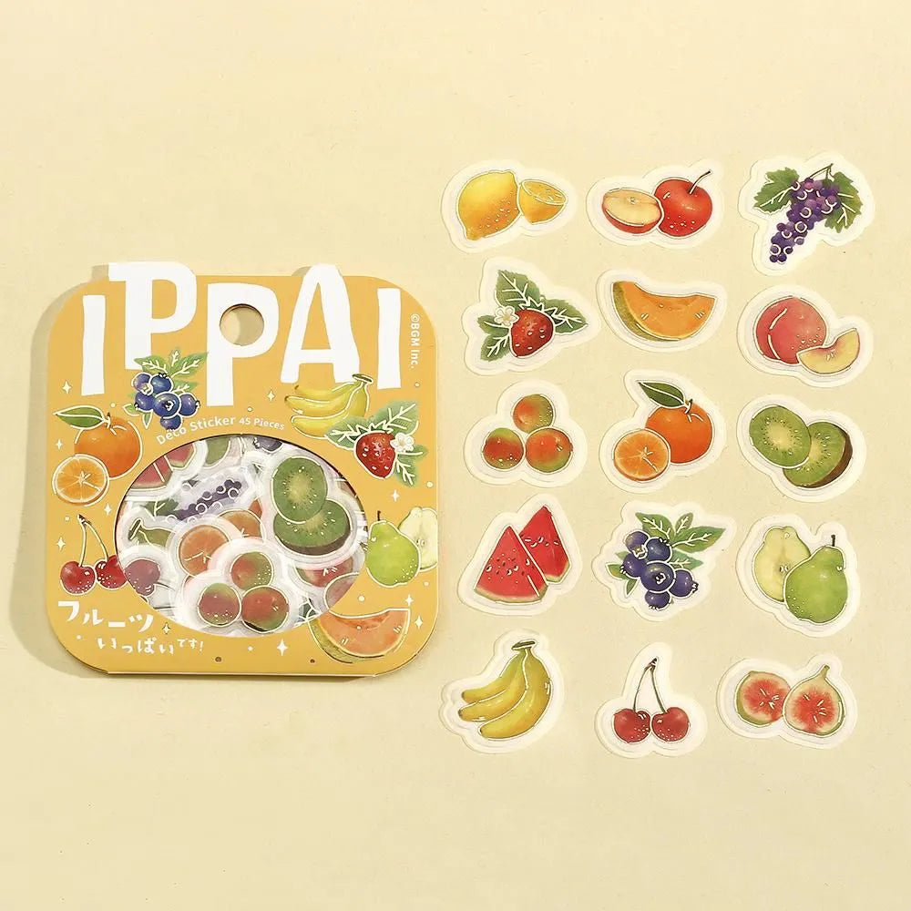 Flake stickers - Ippai - Fruits are all over the place!