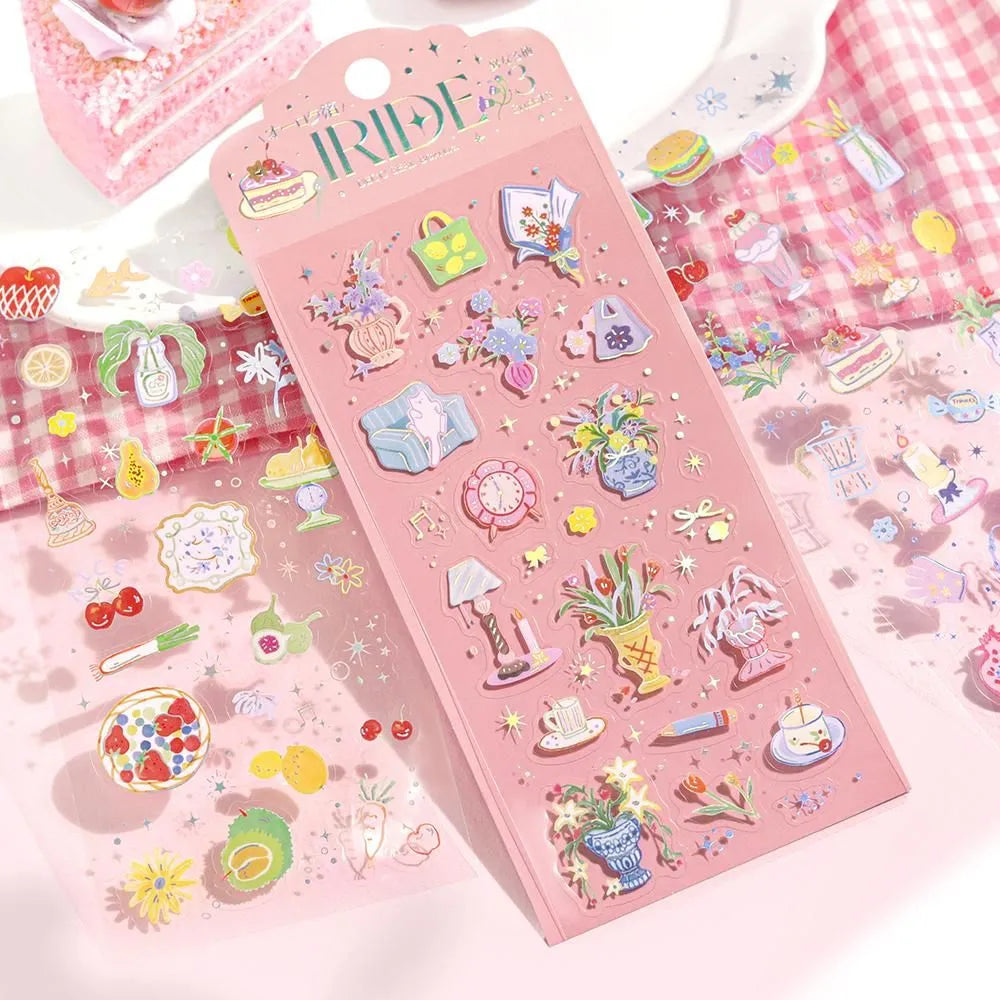 Clear stickers IRIDE 3-pack - Colors for Living