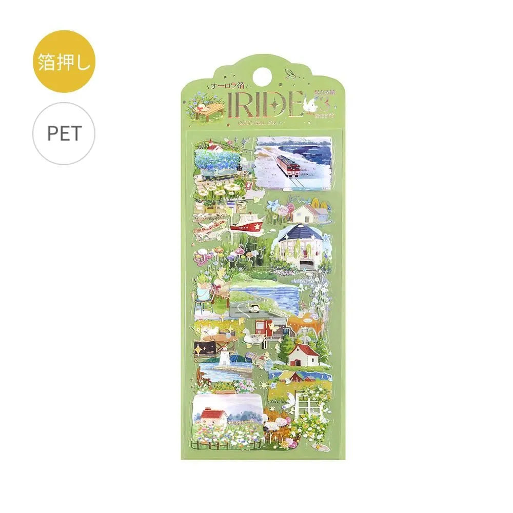 Clear stickers IRIDE 3-pack - On the road