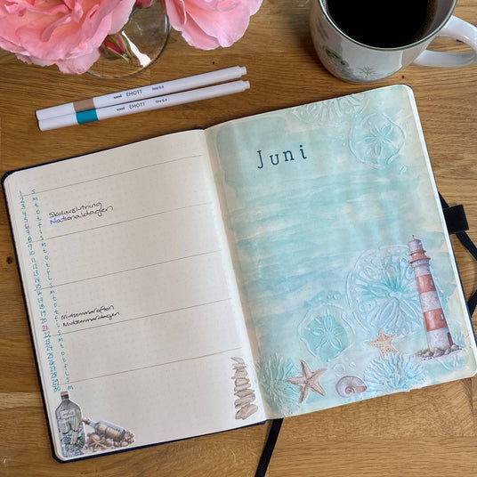 Bullet Journal - Så gör du - Månadslogg / Monthly log. Tidformera