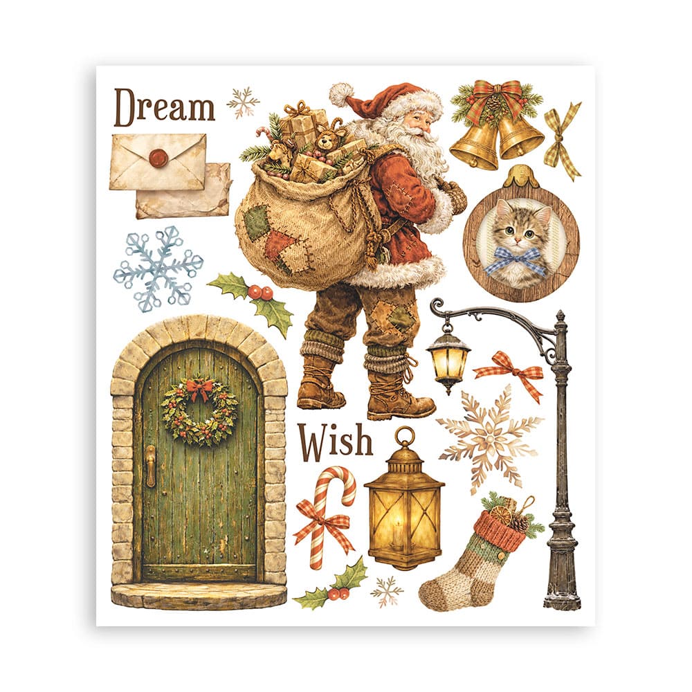 Rub-On Selection 20,5 x 23 cm - Silent Night