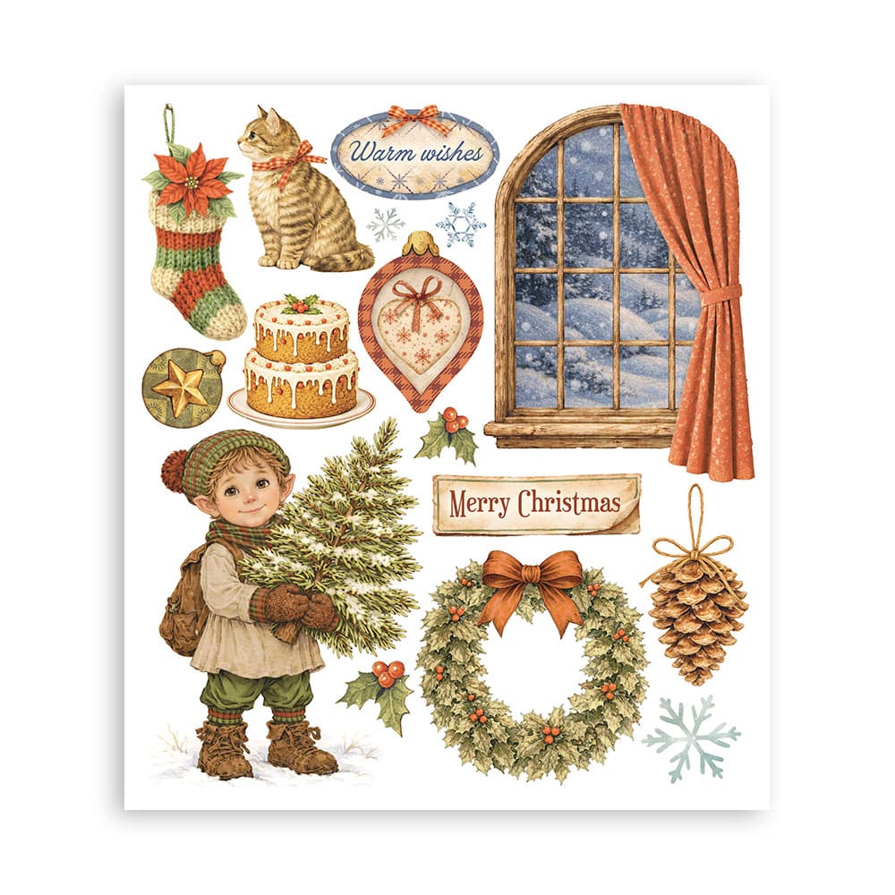 Rub-On Selection 20,5 x 23 cm - Silent Night