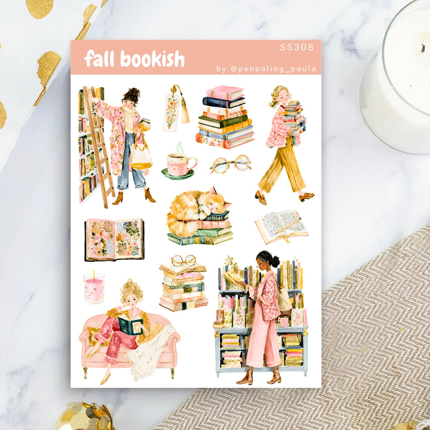 Stickers - Penpaling Paula - Fall Bookish