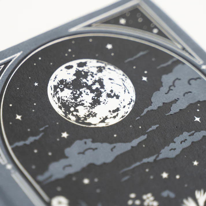 Dotted Notebook Moonlit Garden A5 - Ivory