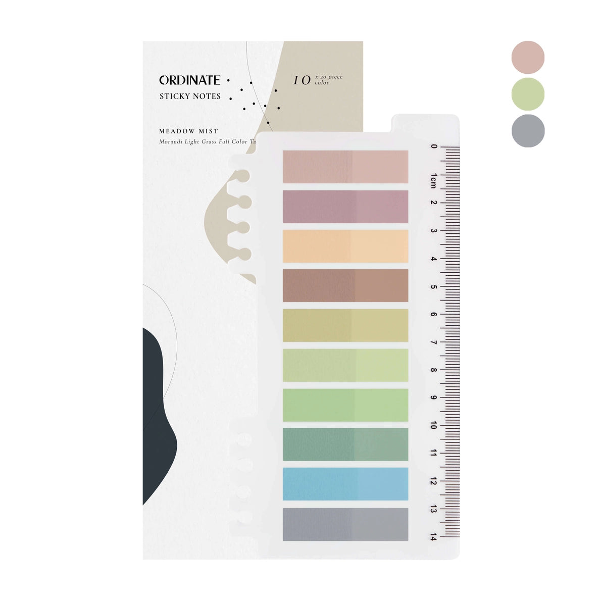 Sticky Notes 10 färger - Meadow Mist