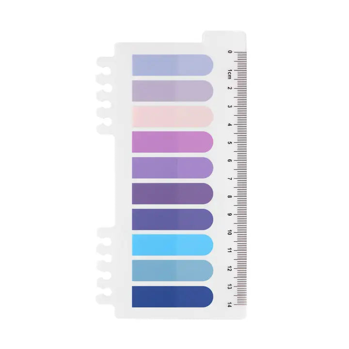 Sticky Notes 10 colors - Semicircle Design - Mystic Purple