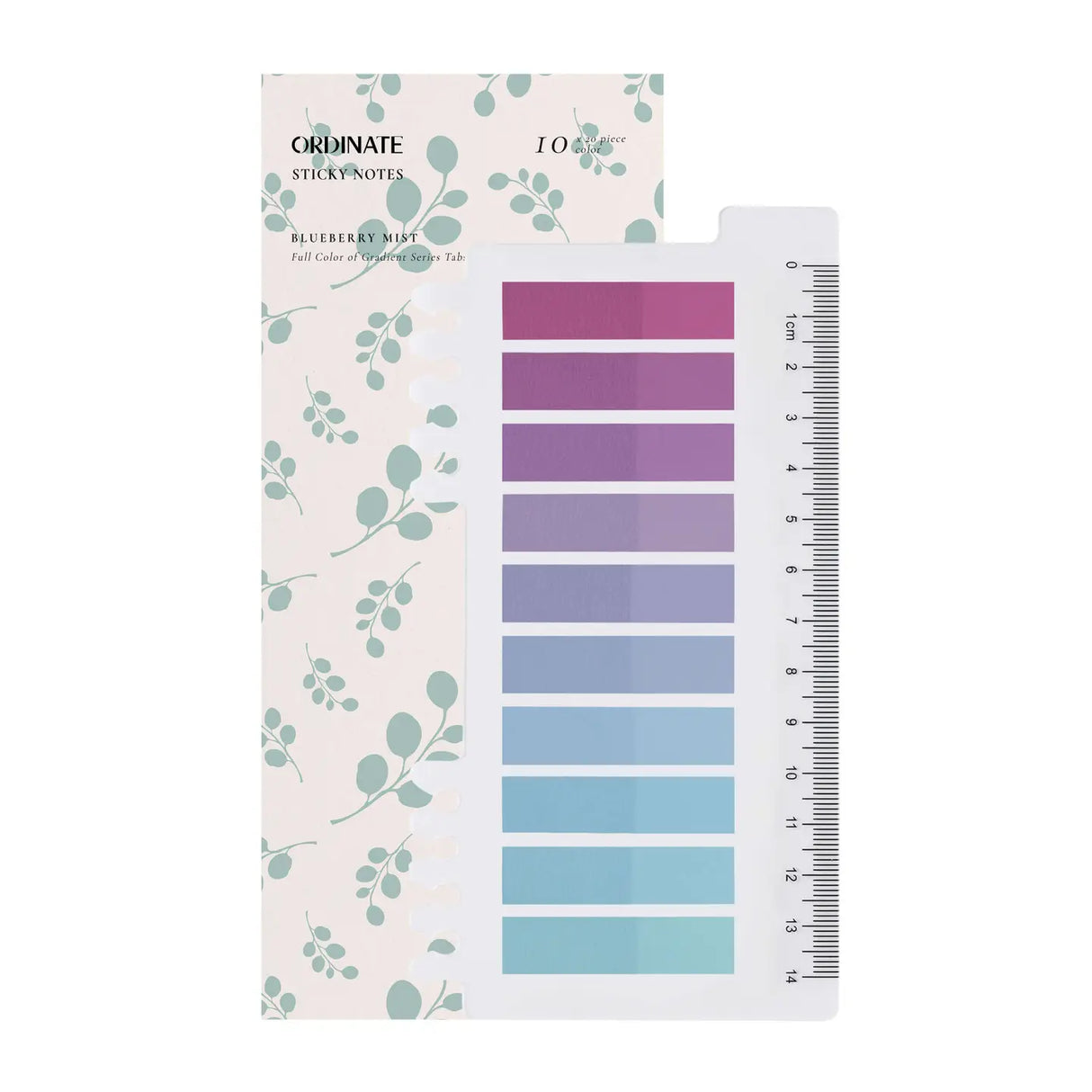 Sticky Notes 10 färger - Blueberry Mist