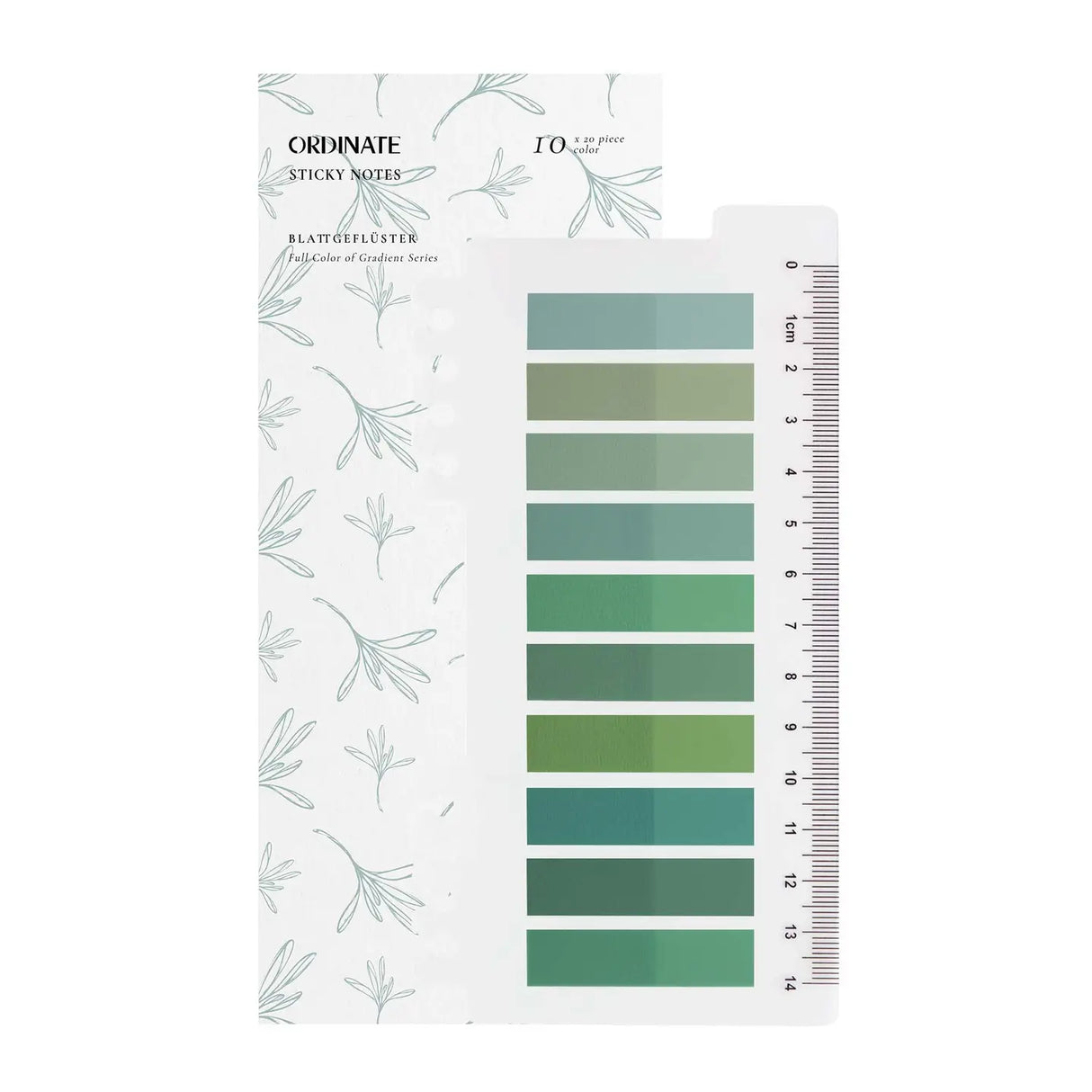 Sticky Notes 10 färger - Leaf Whisper