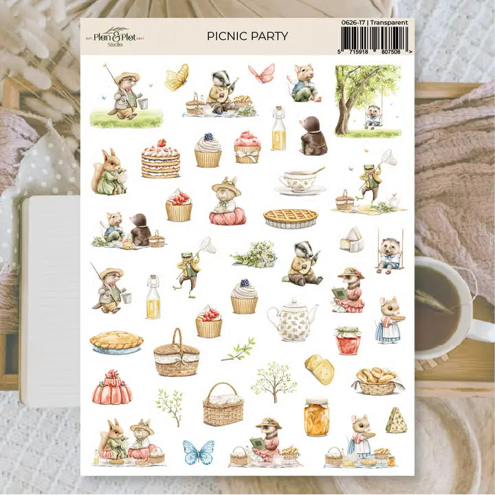 Stickers Plan & Plot Studio Vinyl - Picnic Party