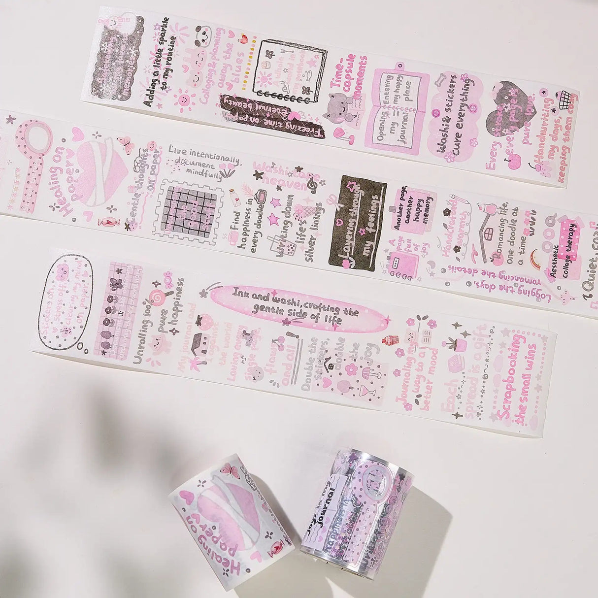 Sticker Washi Tape - Pre-cut - The Healing Mind - 60 mm