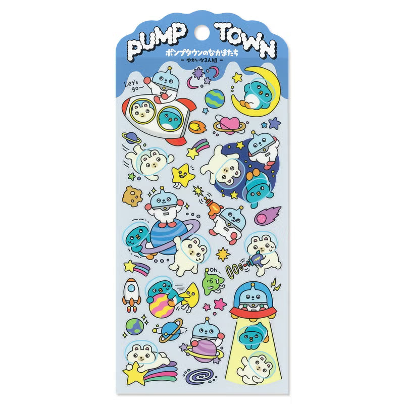 Stickers Pump Town - The Three Friends