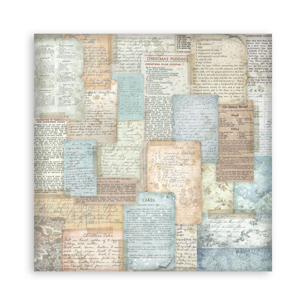 Scrapbookingpapper - Backgrounds - White Christmas