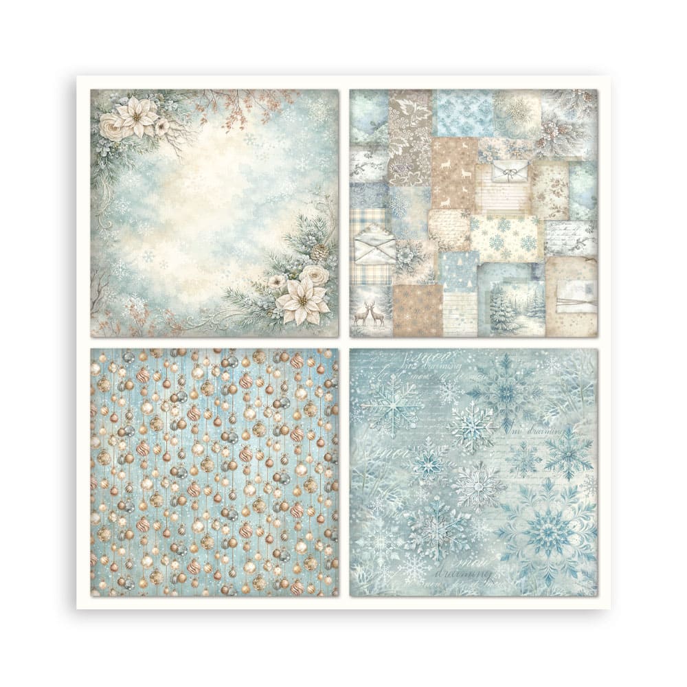 Scrapbookingpapper - Maxi Pad - White Christmas