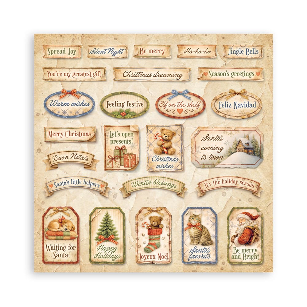 Scrapbookingpapper - Maxi Pad - Silent Night