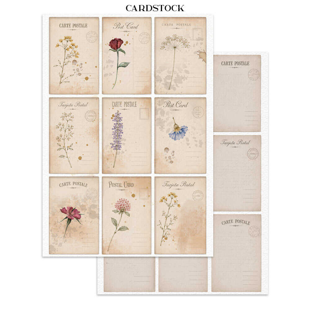 Focus points - Junk Journal - Flowers and Poems