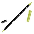 ABT Dual Brush pen - 126 Light olive - Olivgrön penselpenna - Tombow - Tidformera
