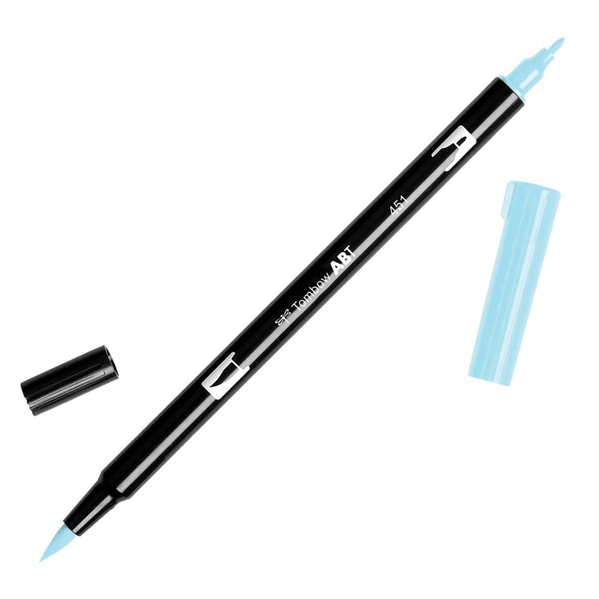 ABT Dual Brush pen - 451 Sky blue - Himmelsblå penselpenna - Tombow - Tidformera