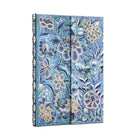 Liten anteckningsbok Blue Willow - Mini Wrap Linjerad med blåa blommor från Paperblanks - Tidformera