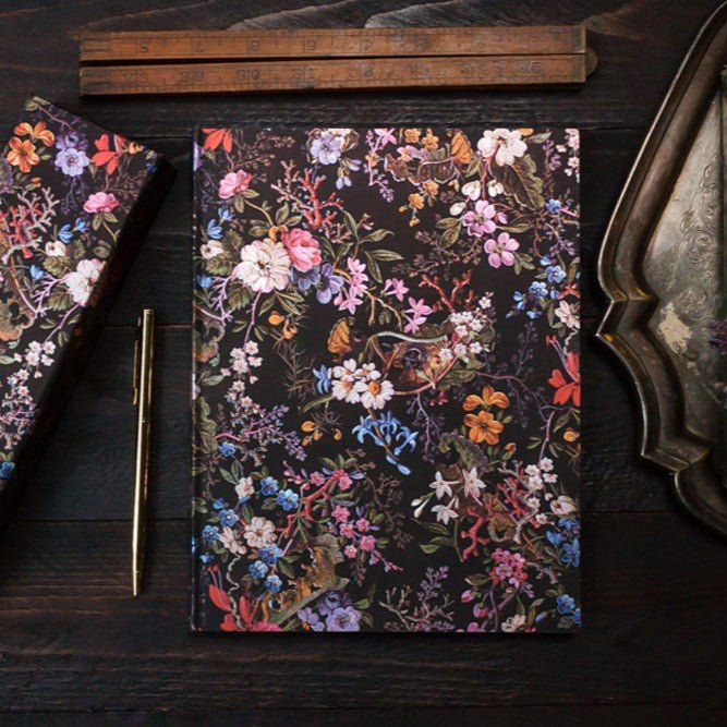Anteckningsbok Floralia - Maxi Dotted HÄrd pÀrm - 2 - Paperblanks - Tidformera
