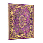 Lila anteckningsbok med guldmönster - Picaresque - Ultra Olinjerad från Paperblanks - Tidformera