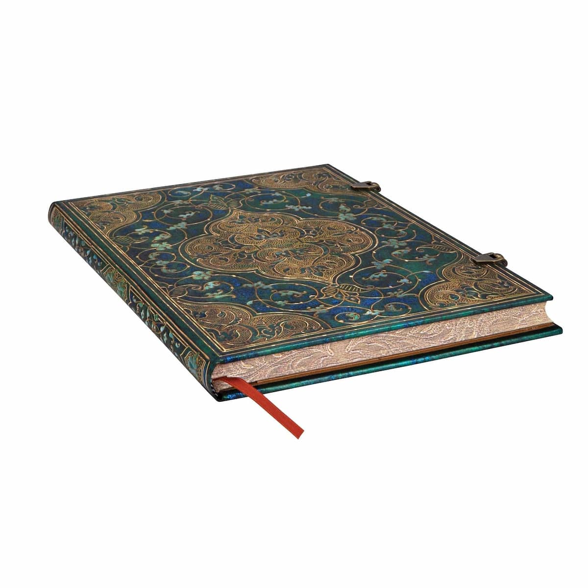Anteckningsbok Turquoise Chronicles - Ultra Linjerad Hård pärm Knäppe - 3 - Paperblanks - Tidformera
