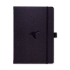 Anteckningsbok Wildlife Dotted A5 Black Duck från Dingbats* - Svart anteckningsbok med en and på. Boken har svart gummiband för stängning samt pennhållare.
- Tidformera