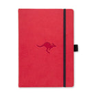 Anteckningsbok Wildlife Dotted A5 Red Kangaroo från Dingbats* - Röd anteckningsbok med känguru på pärmen. Boken har svart gummiband för stängning samt pennhållare.
- Tidformera