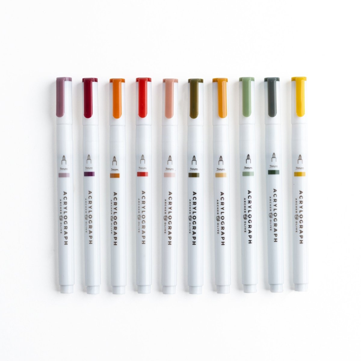 Attic Treasures Acrylographs 0,7 - 10 - pack - från Archer & Olive - Tidformera
