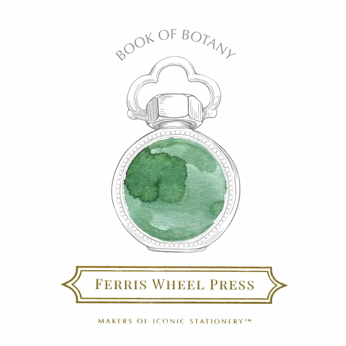 Bläckflaska 38 ml - Book of Botany - 2 - Ferris Wheel Press - Tidformera