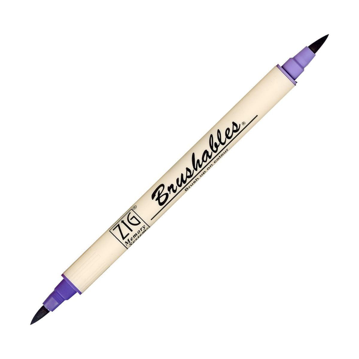 Brushables Brush pen 4 - pack - Violet - 3 - ZIG Kuretake - Tidformera