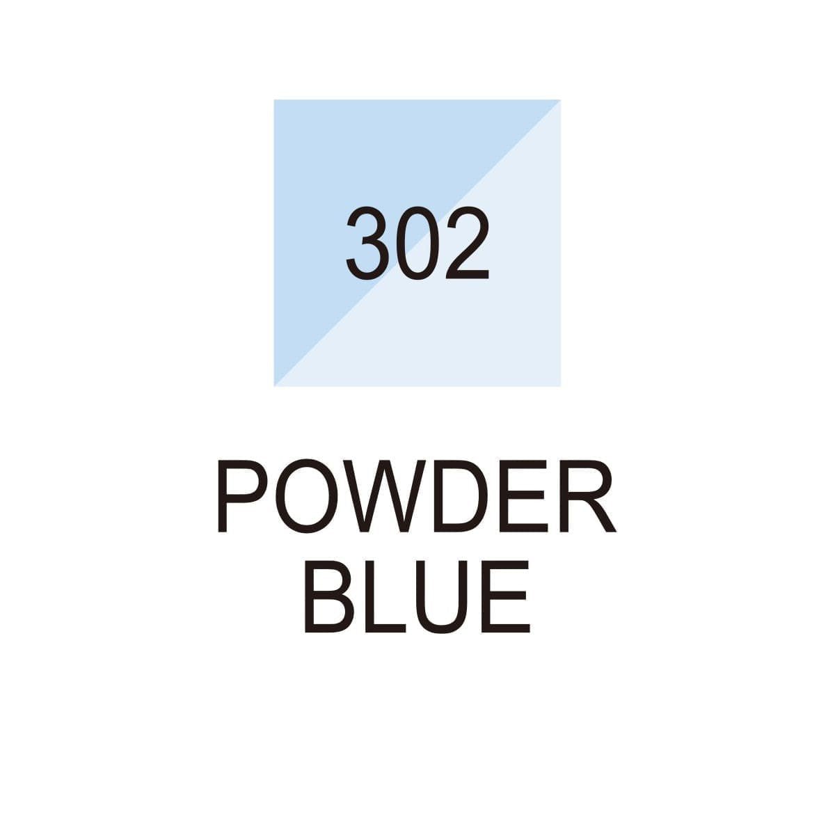 Brushables Brush pen Penselpennor - 302 Powder Blue - 2 - ZIG Kuretake - Tidformera