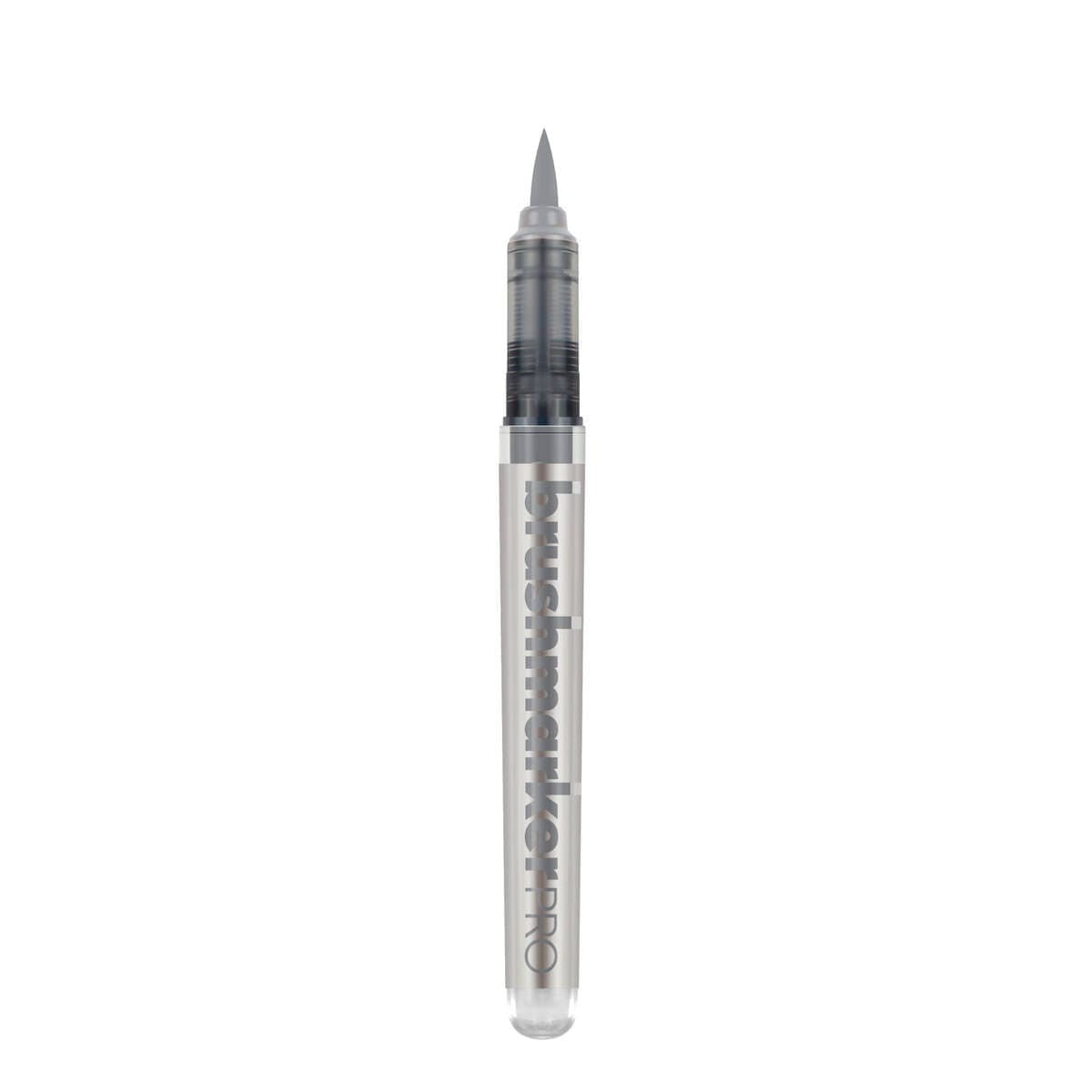 Brushmarker PRO - Neutral grey 2 132 från Karin - Grå penselpenna utan lock - Tidformera