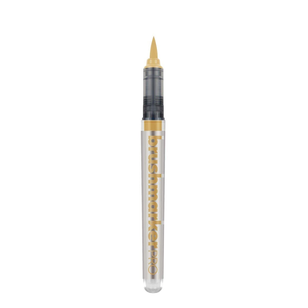 Brushmarker PRO - Ochre 552 från Karin - Beige penselpenna utan lock - Tidformera