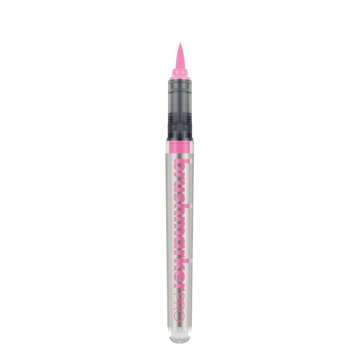 Brushmarker PRO - Pale pink 220 från Karin - Rosa penselpenna utan lock - Tidformera