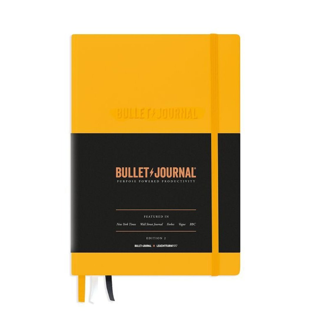 Bullet Journal Edition 2 Dotted - Yellow24 från Leuchtturm1917 - Gul anteckningsbok - Tidformera