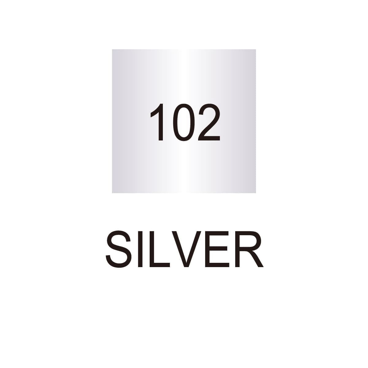 Clean color dot pen Metallic - Silver 102 - 2 - ZIG Kuretake - Tidformera