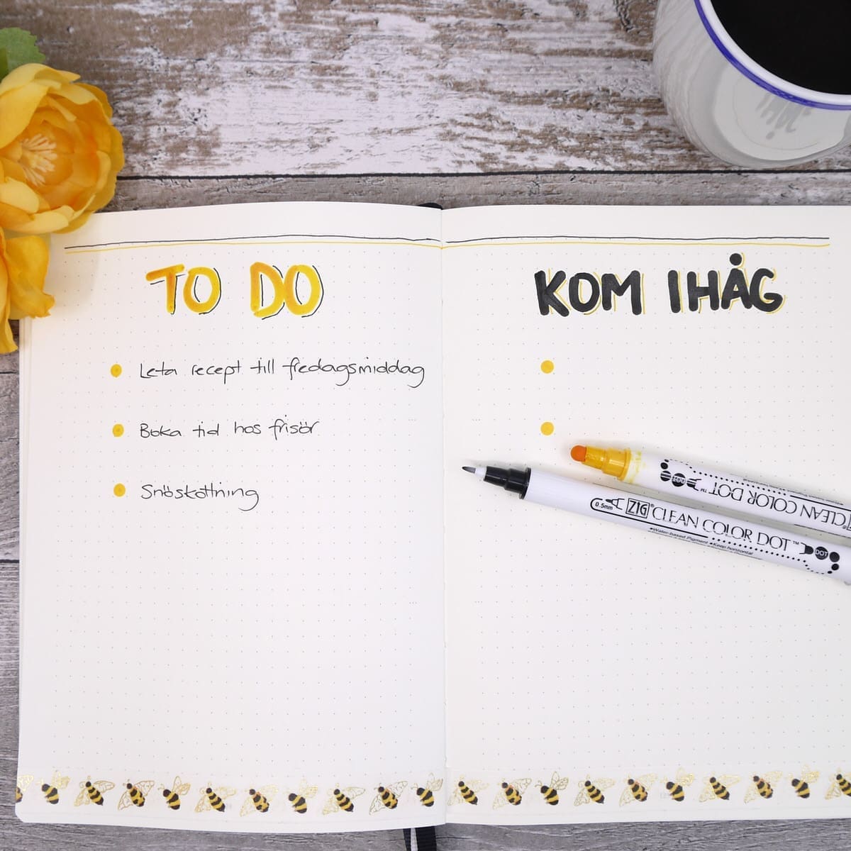 Clean color dot pen - Summer sun 503 - 2 - ZIG Kuretake - Tidformera
