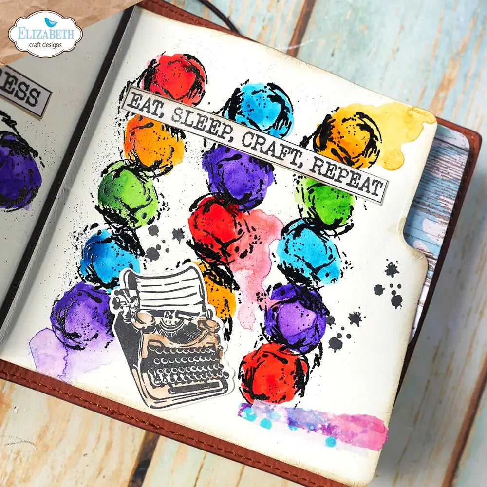 Clear stamps - Journal Dates and Months Stamps - 2 - Elisabeth Craft Design - Tidformera