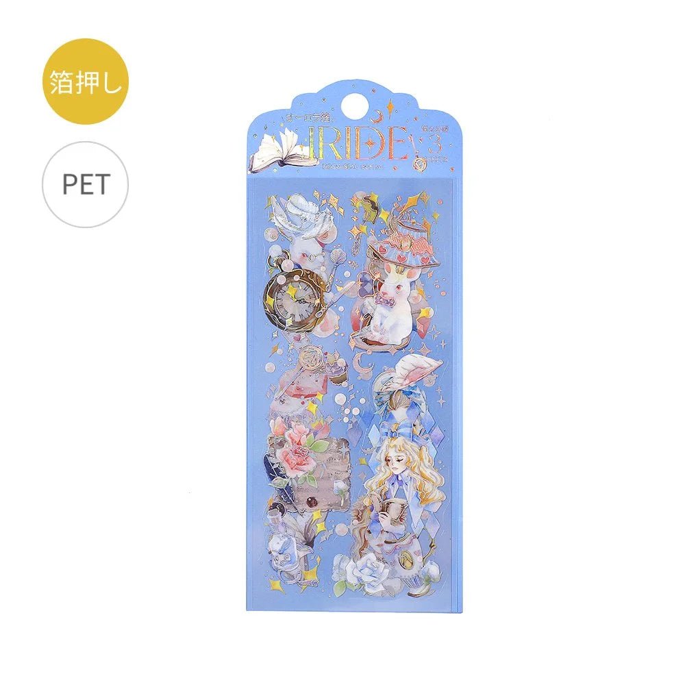 Clear stickers IRIDE 3 - pack - Wonderland - 1 - BGM - Tidformera