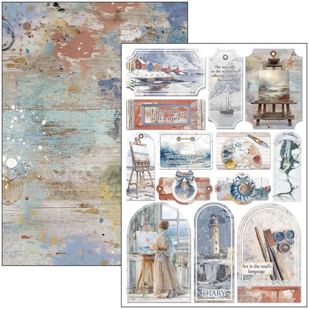 Creative Pad 9 - pack - An artist journey - 2 - Ciao Bella - Tidformera
