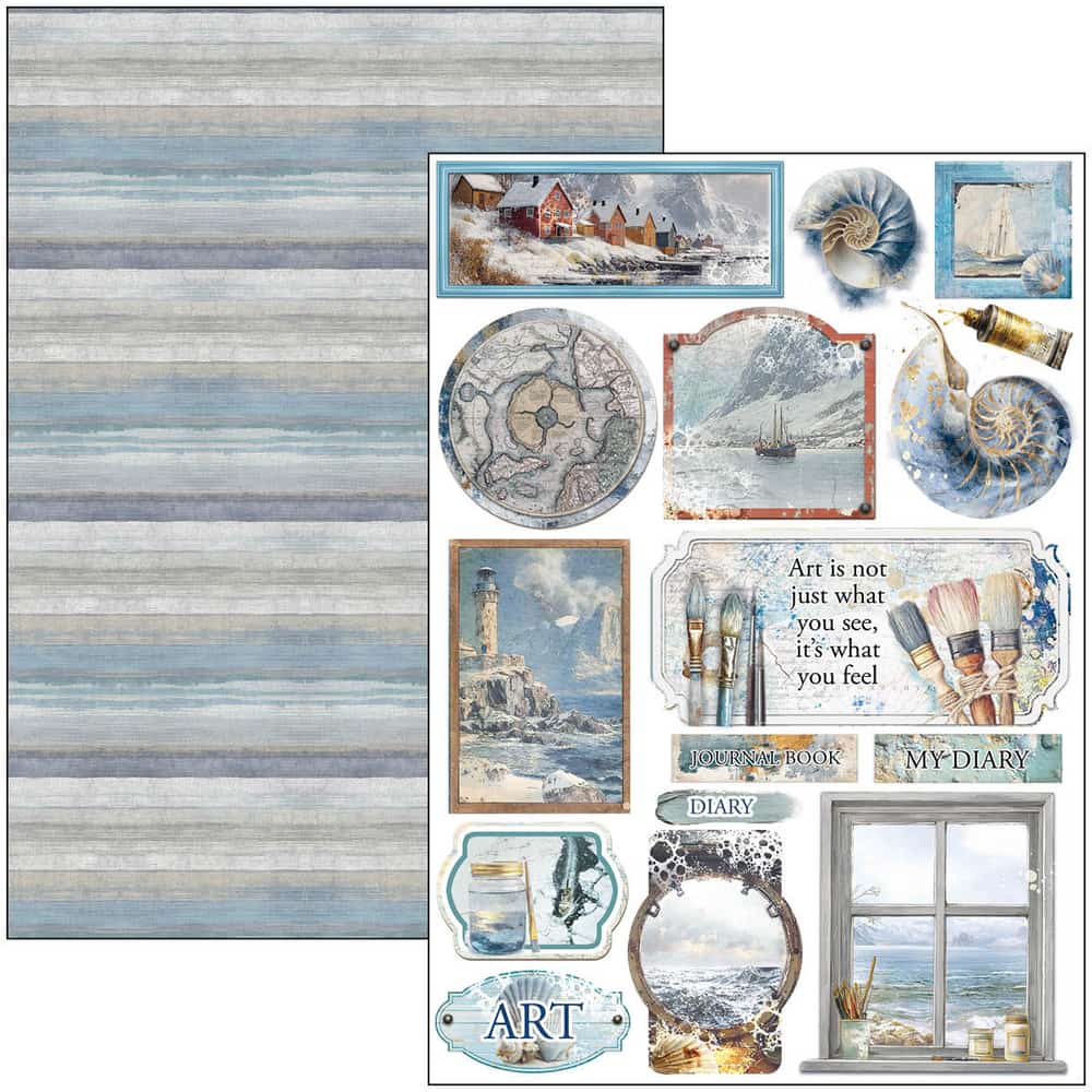 Creative Pad 9 - pack - An artist journey - 9 - Ciao Bella - Tidformera