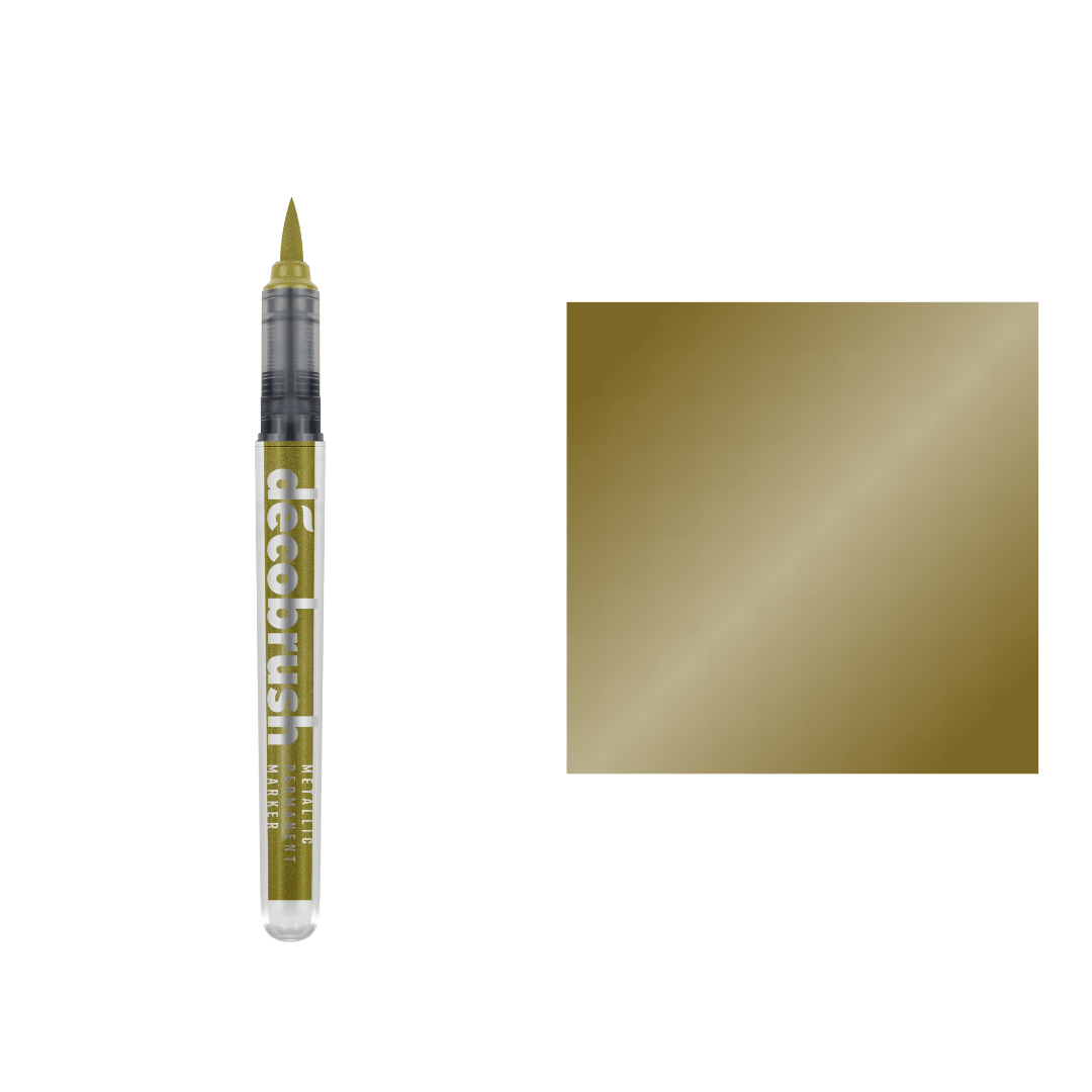 Decobrush - Metallic - Gold - 2 - Karin - Tidformera