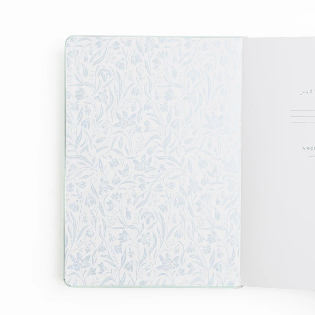 Dotted Notebook B5 - Snowdrops - 3 - Archer & Olive - Tidformera