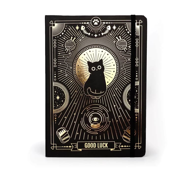 Dotted notebook Compoco - Good Luck Cat - 1 - Compoco - Tidformera