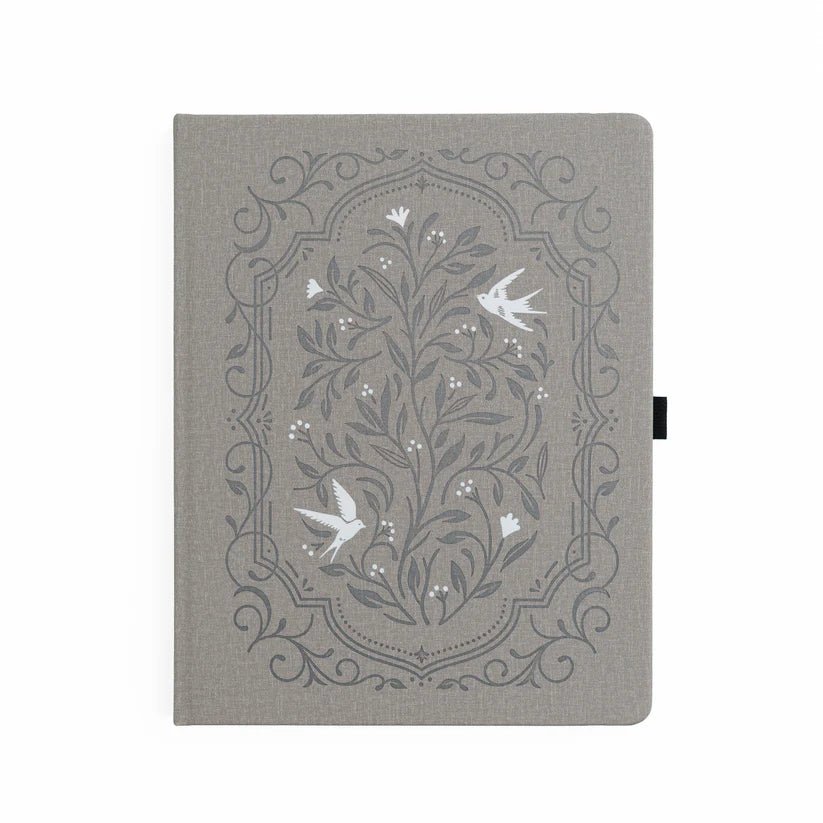 Dotted Notebook - Letter Size - Songbird Gray - 1 - Archer & Olive - Tidformera