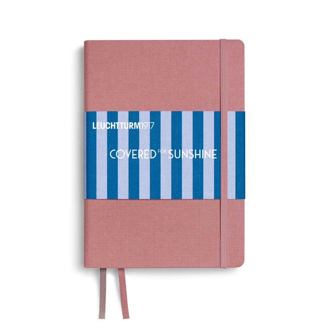 Dotted notebook Lt A5 Covered for Sunshine - Beach Rose - 1 - Leuchtturm1917 - Tidformera