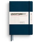 Dotted notebook Lt A5 Hård pärm Deep Sea från Leuchtturm1917 - Blå anteckningsbok - Tidformera