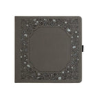 Dotted Notebook Midnight Floral in Gray SQ - 1 - Archer & Olive - Tidformera